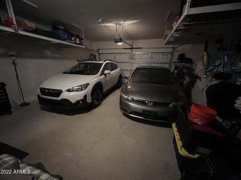 Garage 2 Showing Ceiling Shelving