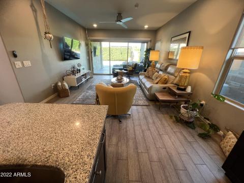 Kitchen to Living Rom to Covered Patio