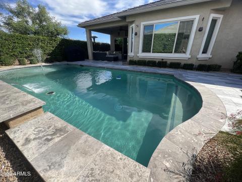 Pool Facing Covered Rear Patio