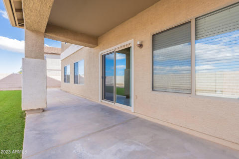 Covered patio