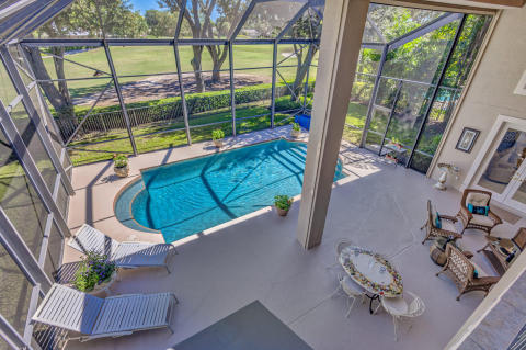 8s - Covered Patio With View to Pool and