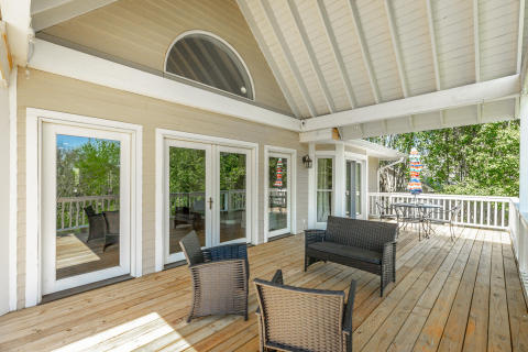 Covered Back Deck