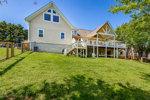 Rear of home