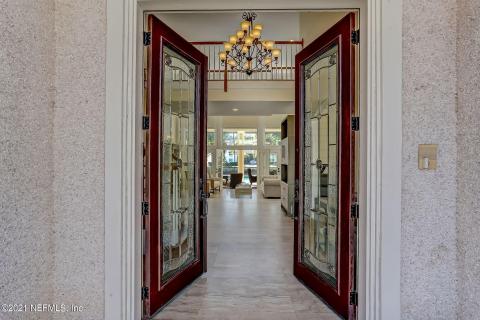 Double Glass Door Entry