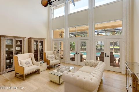 Living Room views of Pool