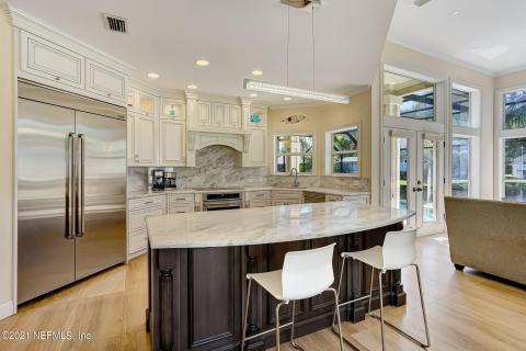Quartzite Kitchen Island