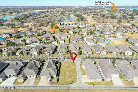 Shows Lot in relation to everything