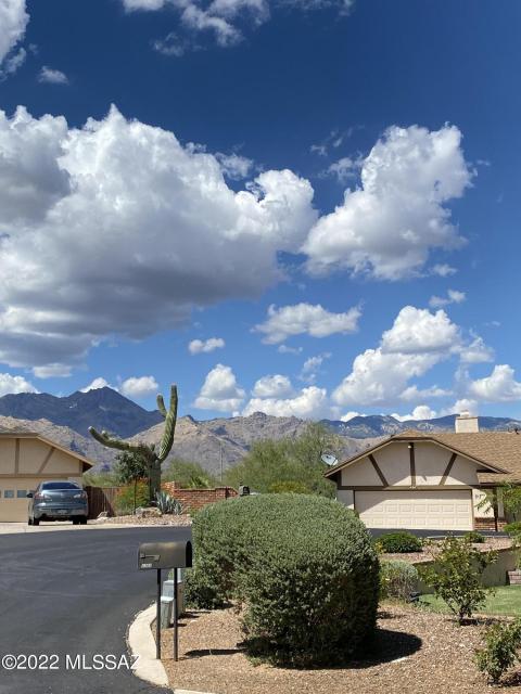 looking north from front of house