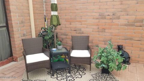 Outdoor Seating in Back
