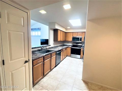 Kitchen with pantry