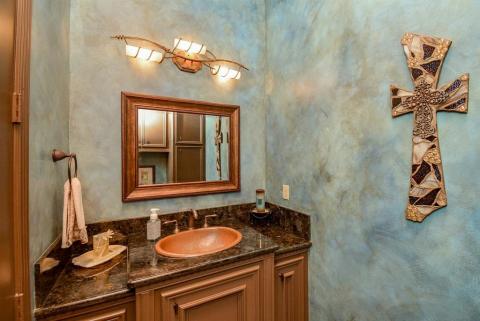 Half bath on 1st floor