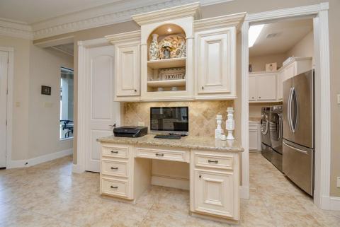 Extra work space in the kitchen