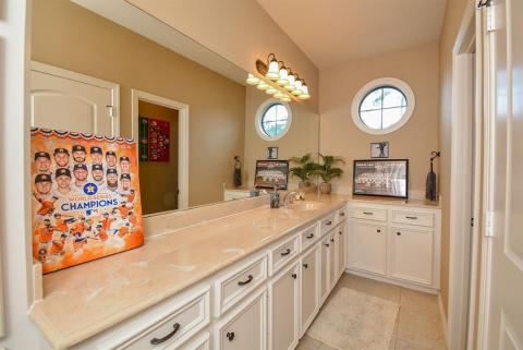 Game room/flex space bathroom.