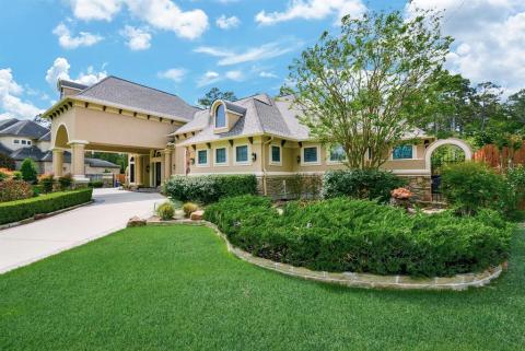 Immaculate landscaping throughout the property.