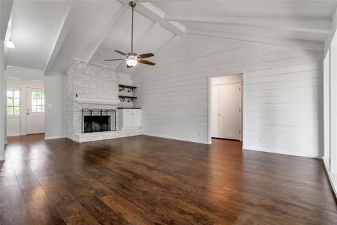 High ceilings in the family room