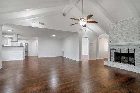 Huge open concept family/dining/kitchen area