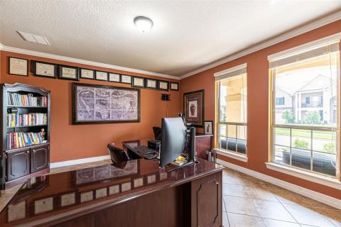 Study just off the foyer to the right Study just off the foyer to the right