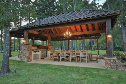 Extraordinary Auxiliary dining area is the perfect place for special gatherings and dinner parties! Simply gorgeous & intimate! Exquisite chandelier! 3 outdoor kitchens on this property to choose from! Spectacular views galore! Extraordinary Auxiliary dining area is the perfect place for special gatherings and dinner parties! Simply gorgeous & intimate! Exquisite chandelier! 3 outdoor kitchens on this property to choose from! Spectacular views galore!