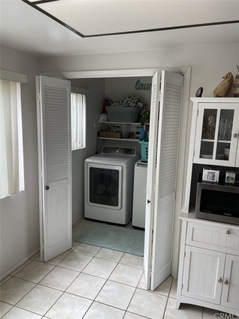 Laundry in Kitchen