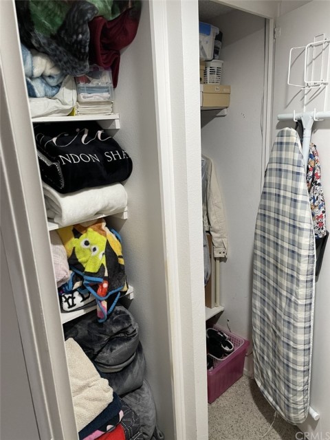 Upstairs hall closet