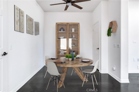 Virtually Staged Dining Area Off Kitchen As A Furniture Placement Suggestion