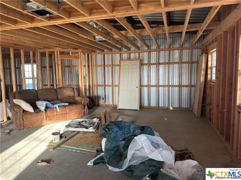 Great Room Right View of Kitchen area