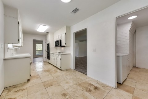 View into Kitchen & Laundry Room