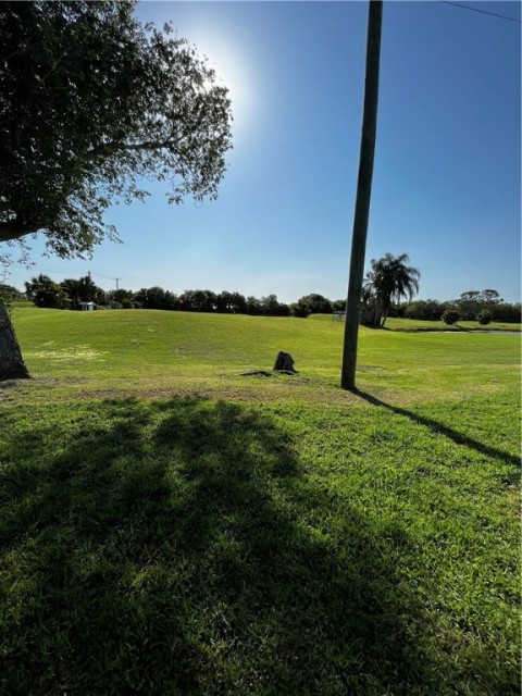 Golf Court from back door.