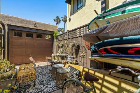 Garage is used for storage. It has a new opener and one remote