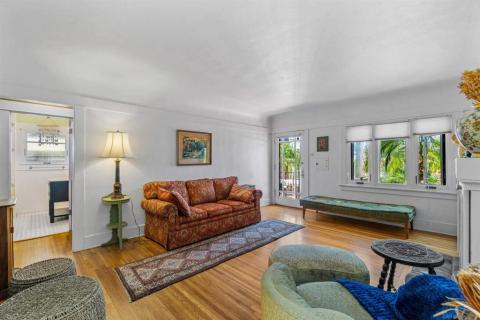 Gorgeous front door and lots of light