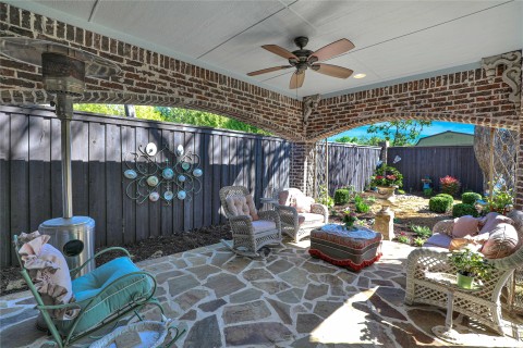 Covered patio