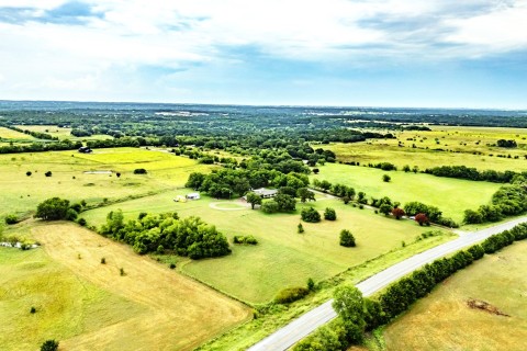 Bird's eye view featuring a rural view