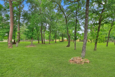 Huge backyard gives plenty of room if you would like to put in a pool.