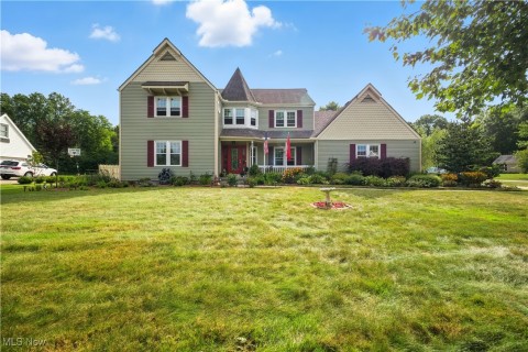Elegant front yard.