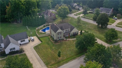 Aerial overview of property's location