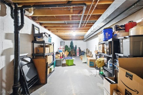 View of storage area