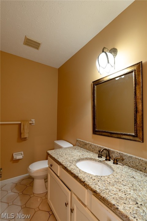First floor half bath