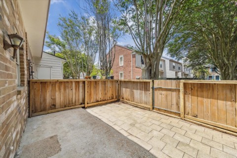 Relax or entertain on your private patio overlooking a beautiful greenspace.