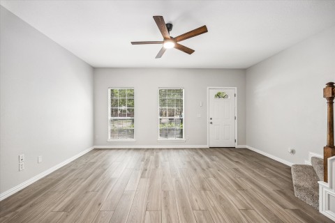 Invite friends and family into your new home! Wood look tile throughout ground floor and freshly painted interior and trim.
