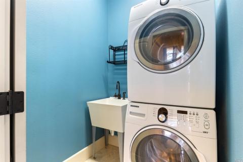 Main floor laundry.