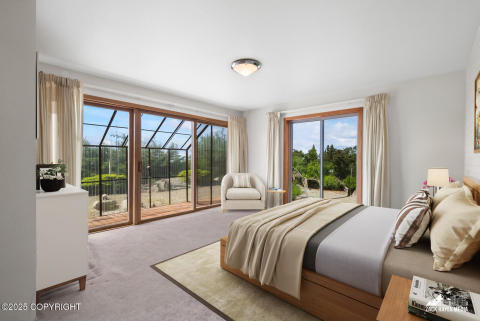 Virtually staged - primary bedroom Virtually staged - primary bedroom