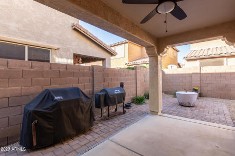 Patio Extended With Pavers