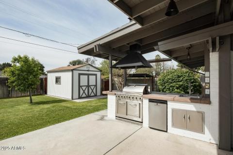 BBQ & Storage Shed