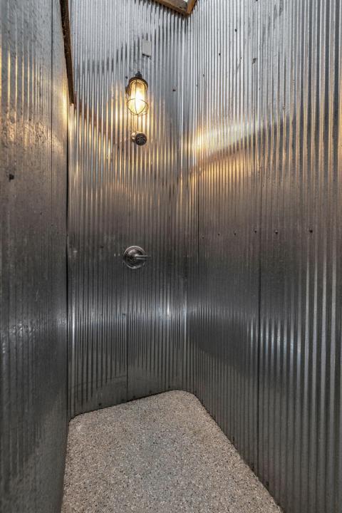 Shower in Pool House