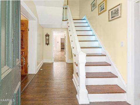 Entry staircase & foyer