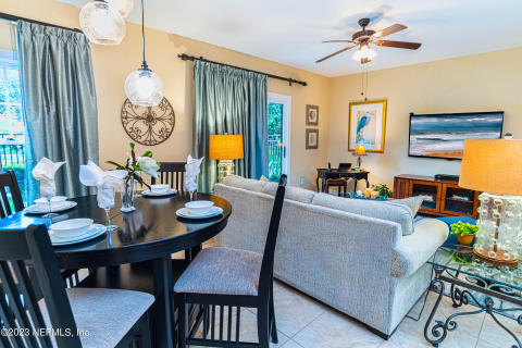 Dining to Living Area