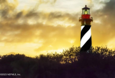 St. Augustine Lighthouse at Dusk