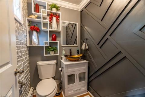Remodeld half bath