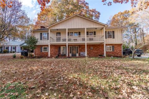 Welcome to 3411 Langdale Drive, nestled on .60 acre, set way back from the road with an ample backyard.  This home is your country vibe in the heart of High Point!