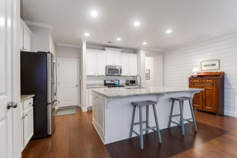 Open Family Room and Dining Area